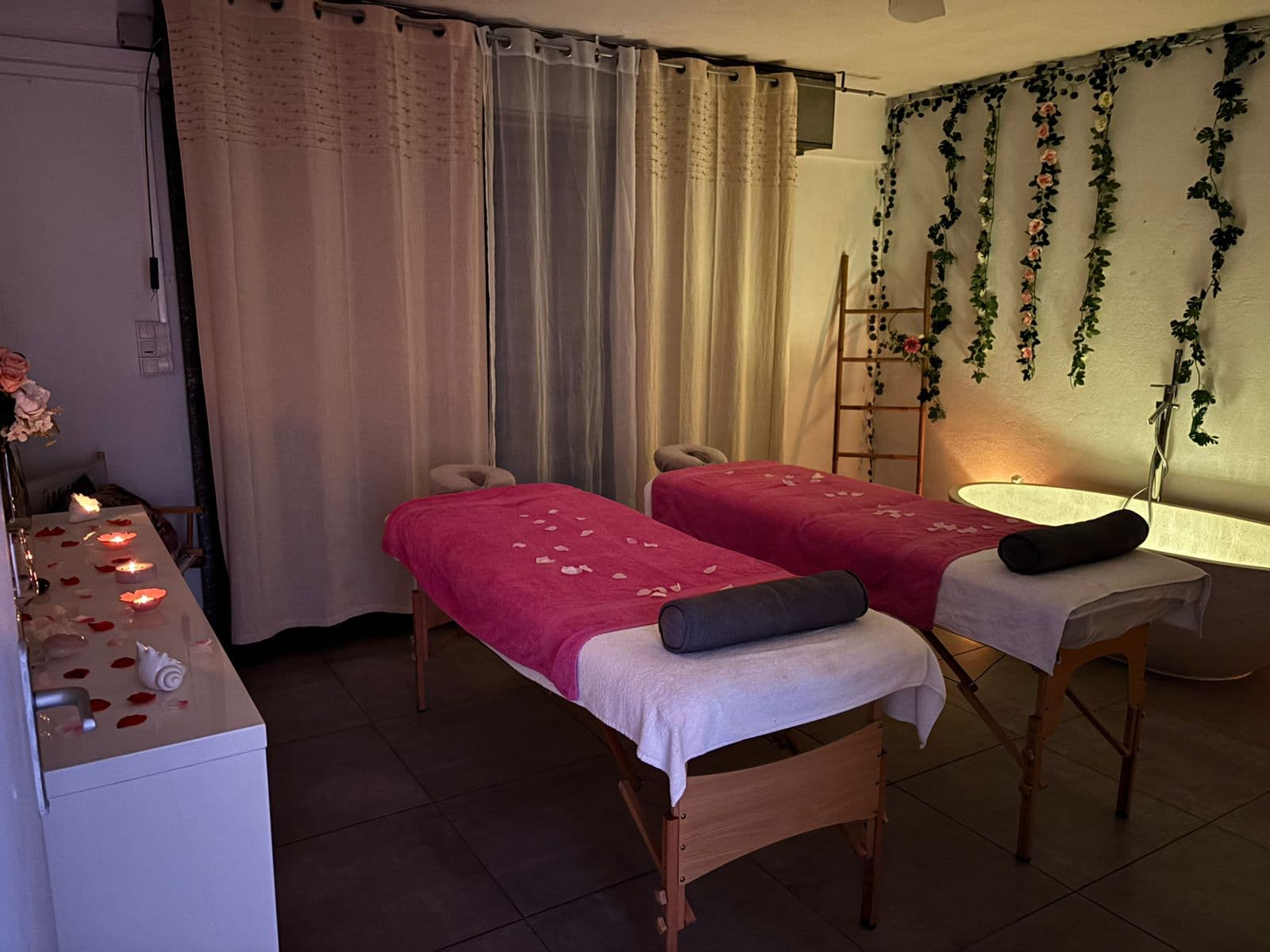 Cabine de massage en duo